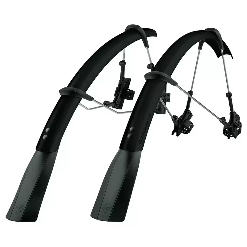Kit para-lamas dianteiro e traseiro Raceblade Pro preto fosco 28