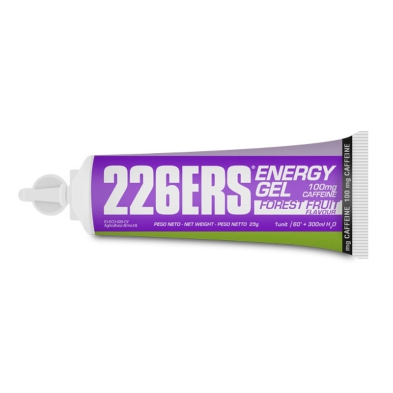 Gel energetico ENERGY GEL BIO 100gr con caffeina Forest Fruits