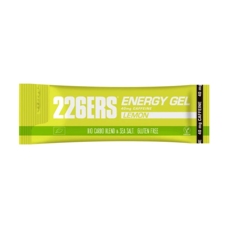 Gel energetico bio 40 gr LEMON + 80 mg CAFFEINE