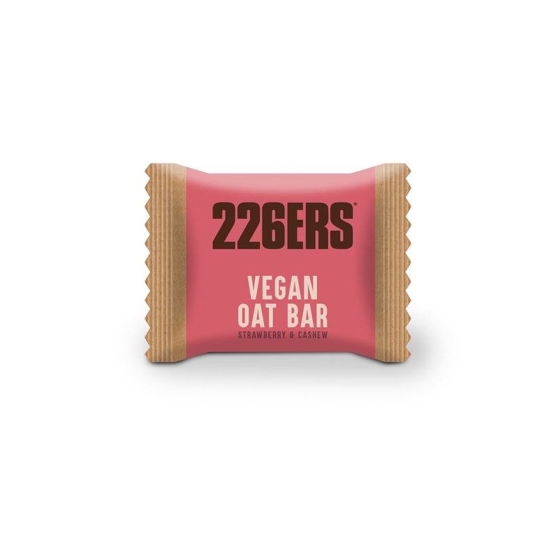 Barra de aveia vegana VEGAN OAT 50gr Morango Caju