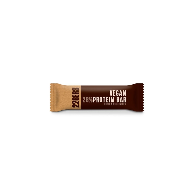 Barre protéinée végétalienne VEGAN PROTEIN 40gr Cocoa Nibs&Cashew