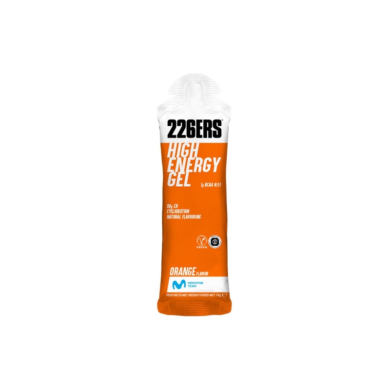 Gel energetico HIGH ENERGY GEL BCAA Orange