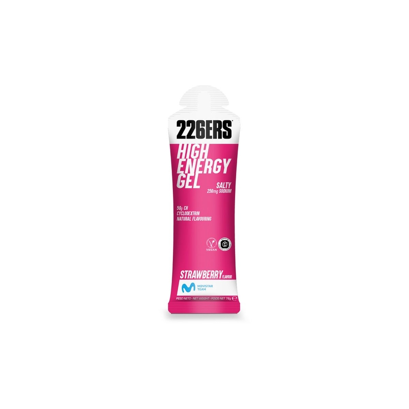 Gel energetico HIGH ENERGY GEL SALTY Strwaberry