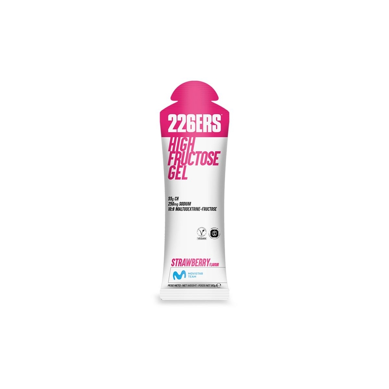 GEL ENERGÉTICO ALTO EN FRUCTOSA 80 gr FRESA