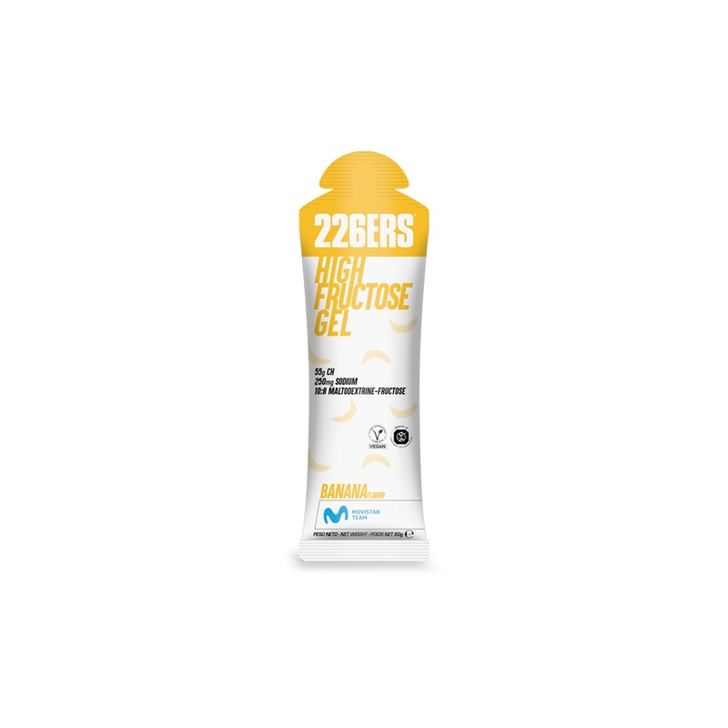Gel energetico HIGH FRUCTOSE GEL 80 gr PLATANO
