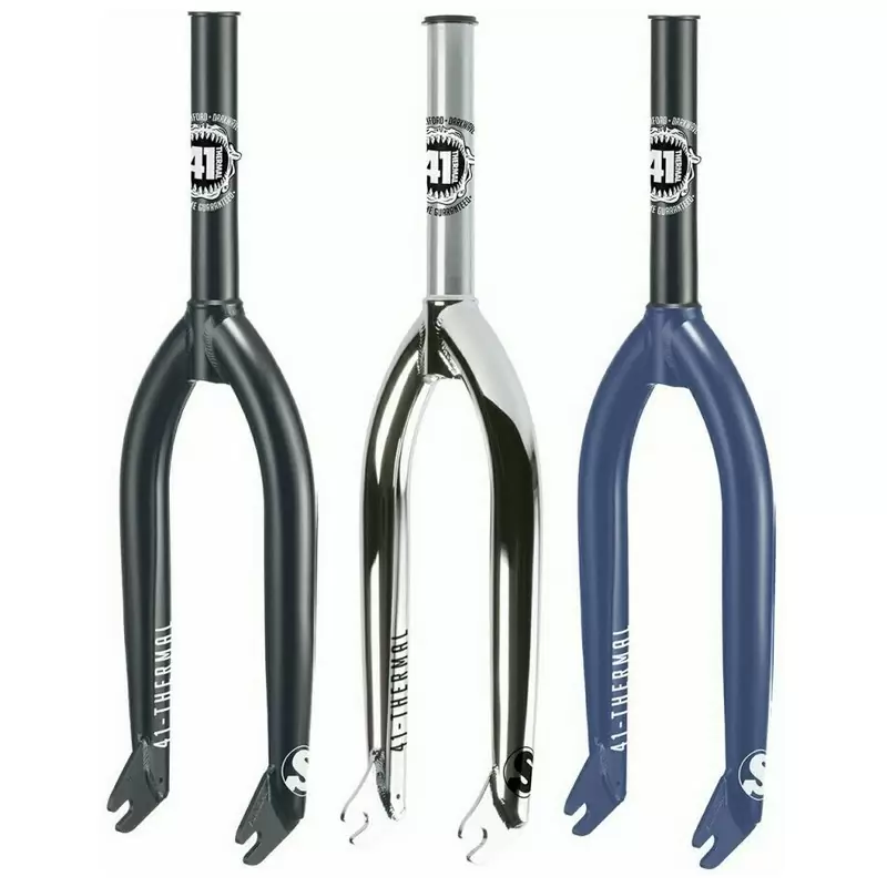 Forcella BMX DARKWAVE 20'' 28mm Offset Perno 10mm Blu #1