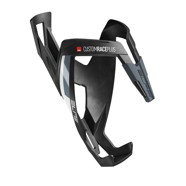 Portaborraccia Custom Race Plus Nero Opaco/Bianco