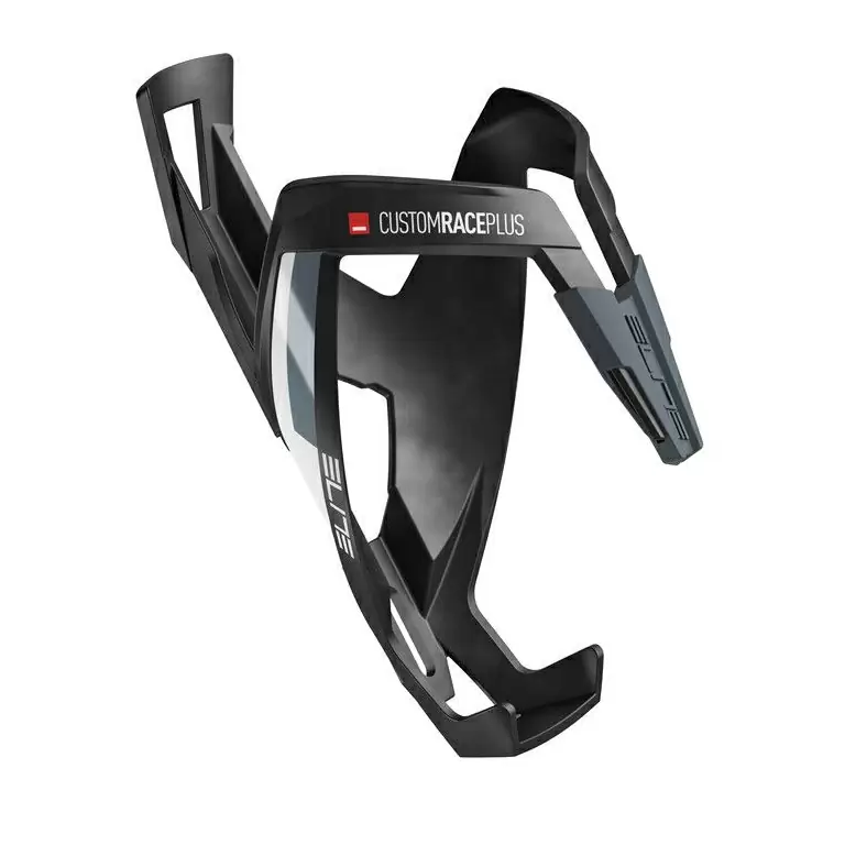 Portaborraccia Custom Race Plus Nero Opaco/Bianco - image