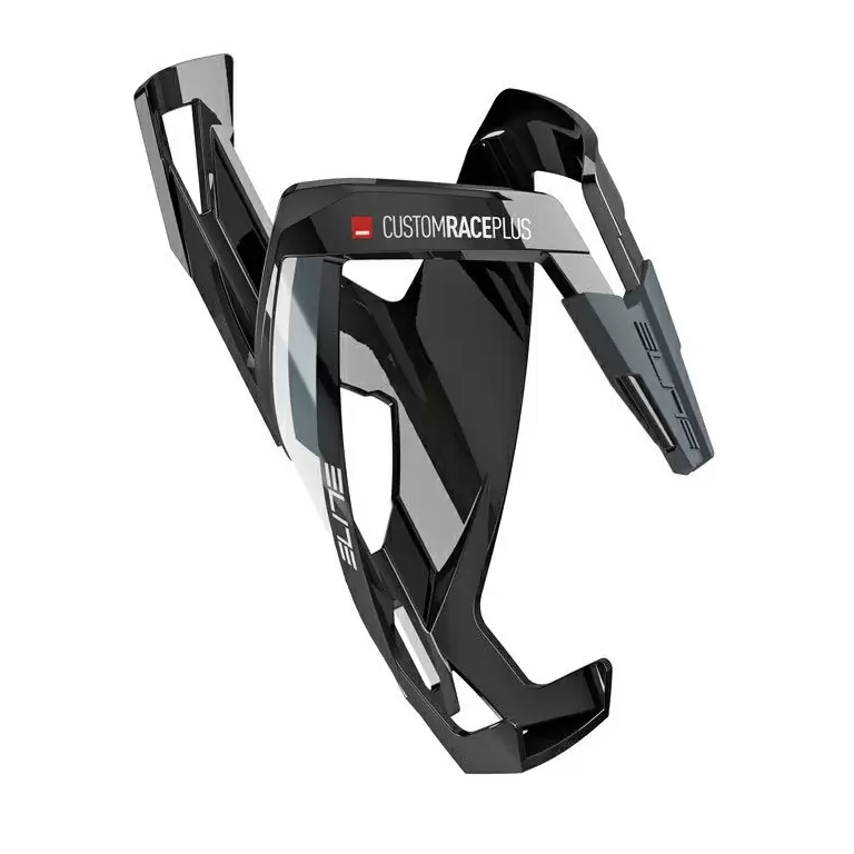 Portabidón Custom Race Plus Negro/Blanco - image