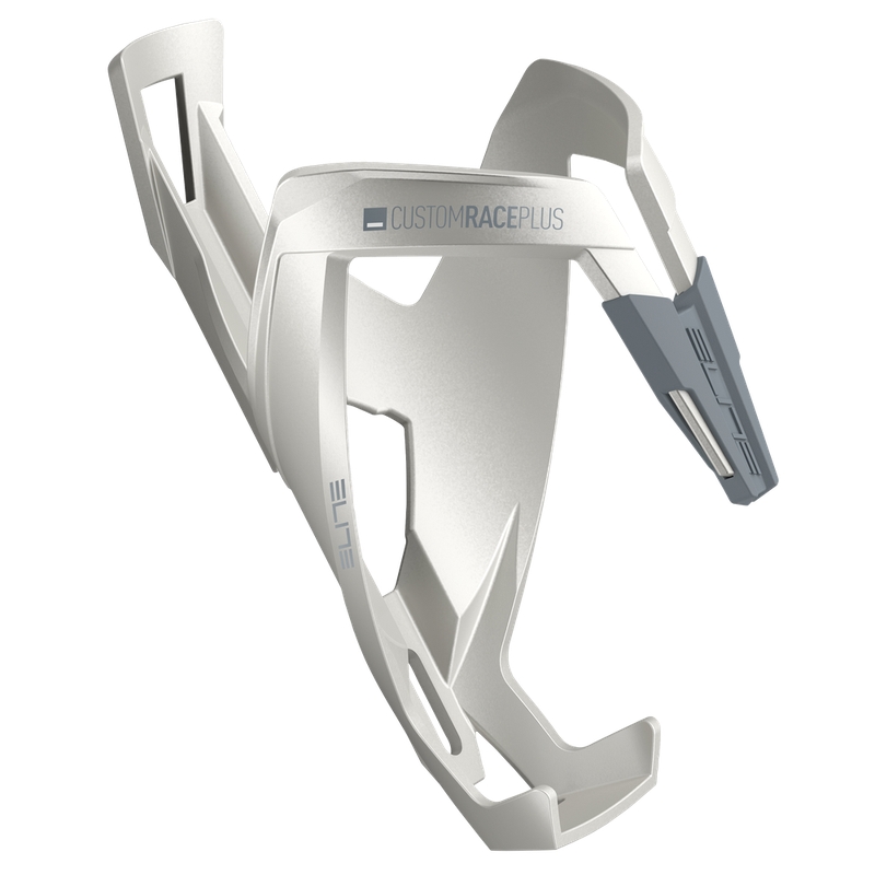 Custom Race Plus Bottle Cage White