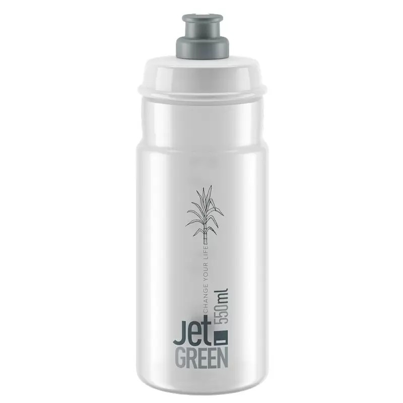 Botella de agua Jet Green 550ml Transparente/Gris - image