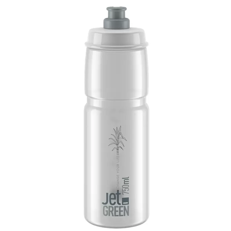 Garrafa Jet Green 750ml Transparente/Cinza - image