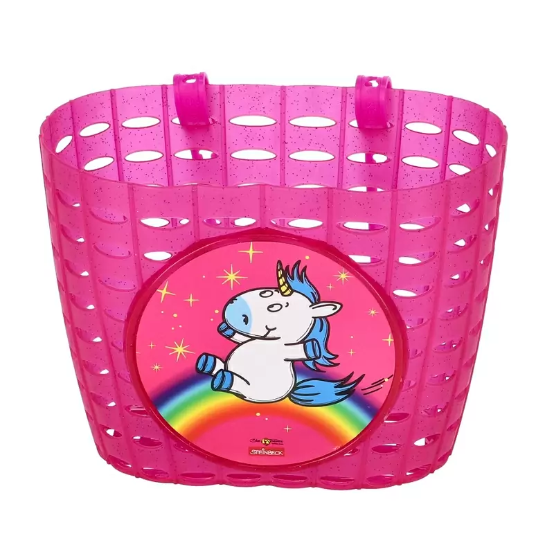 Pink Unicorn Handlebar Basket 195x105x150mm #1