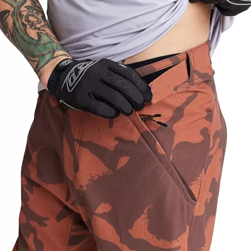 Pantaloncini MTB SKYLINE SHELL SHADOW leggeri e traspiranti arancione Taglia 36 #5