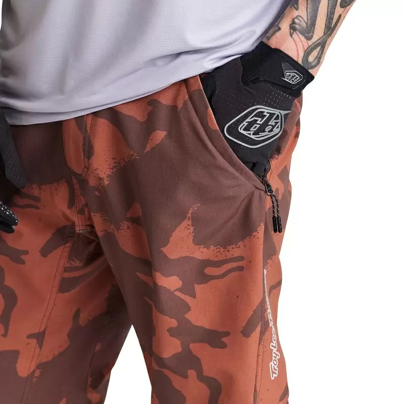 Pantaloncini MTB SKYLINE SHELL SHADOW leggeri e traspiranti arancione Taglia 36 #7