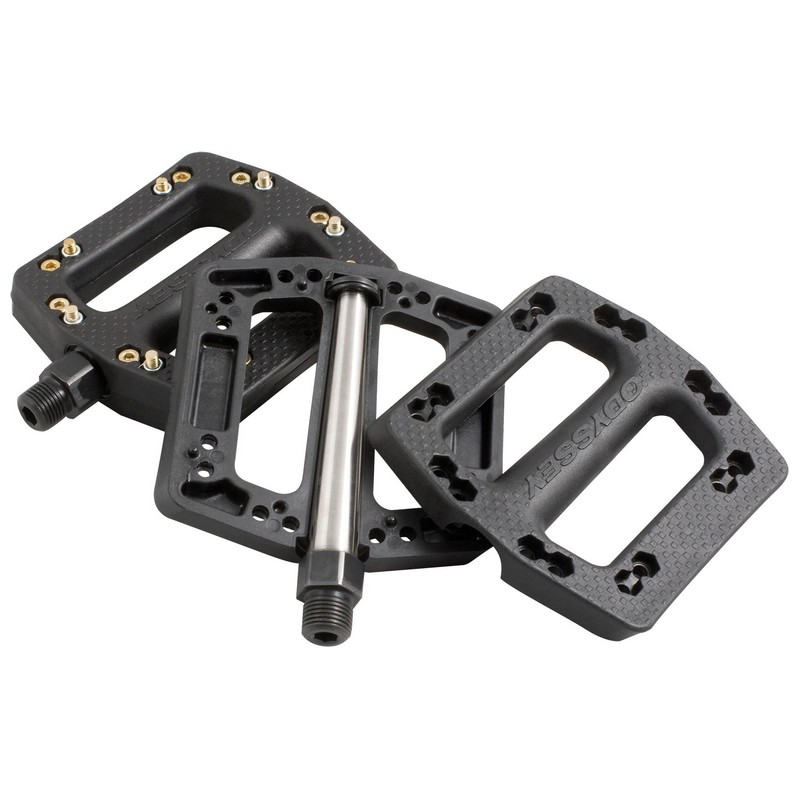 Par de Pedales DANDWICH 9/16'' Nylon/Aluminio Negro