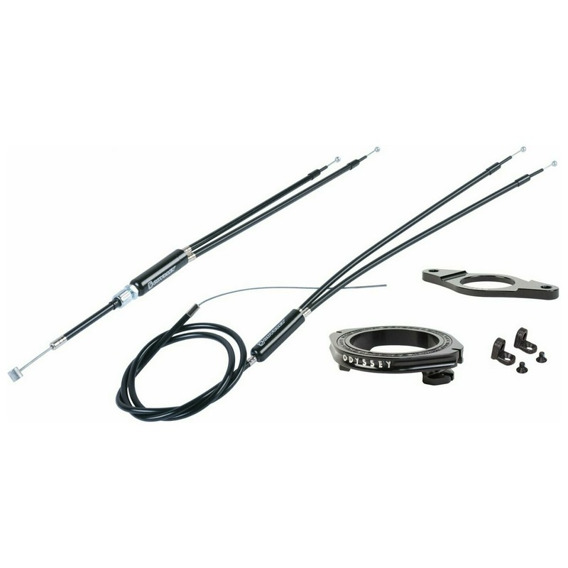 BMX GTX-S Drehbremskabelsatz für 1-1/8'' Steuerrohre Schwarz