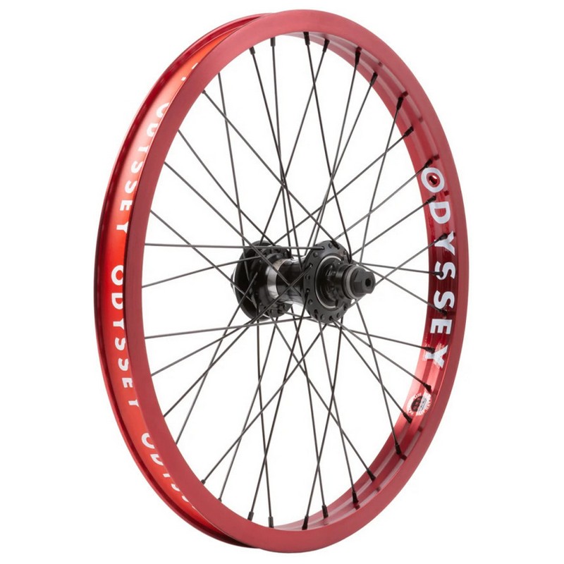 20'' HAZARD LITE/CLUTCH V2 Rueda Trasera BMX Transmisión Lado Izquierdo Rojo