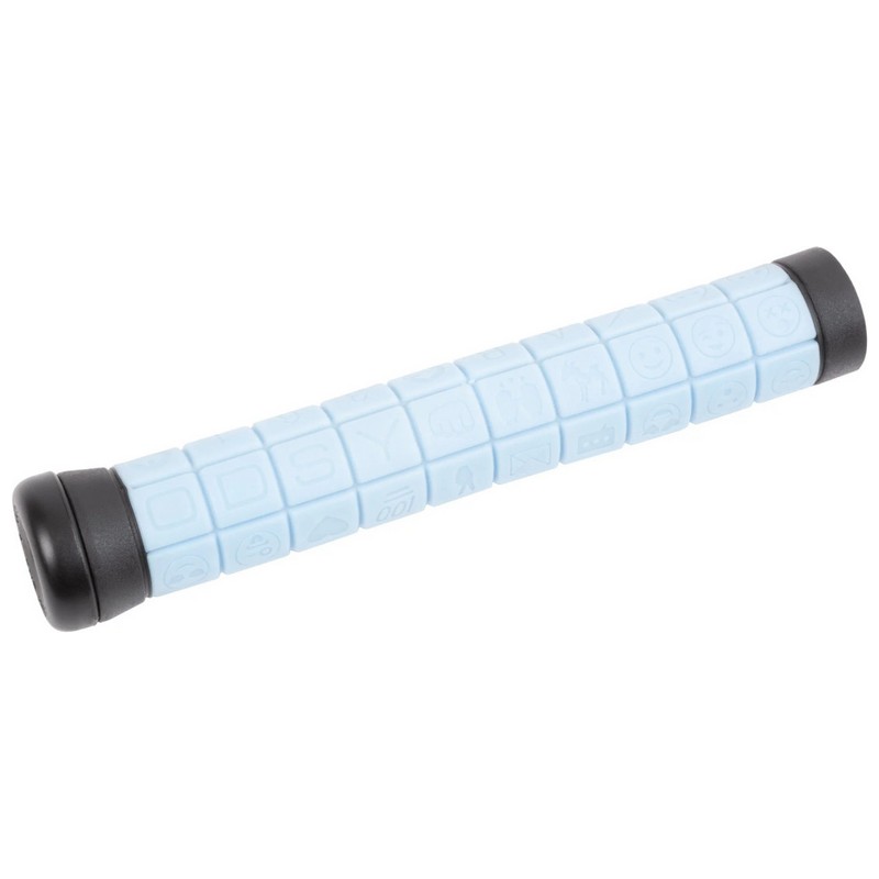 Puños ROSS KEYBOARD BMX Negro/Azul Claro 165mm