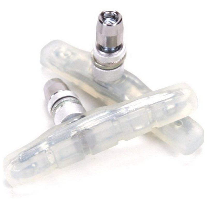 Pair of BMX A-BRAKE Transparent Brake Pads