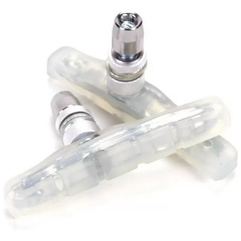 Pair of BMX A-BRAKE Transparent Brake Pads - image