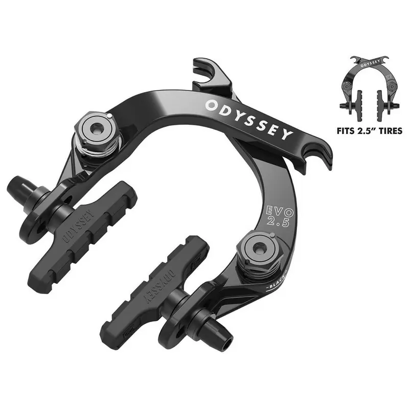 BMX Brake Front/Rear U-brake EVO 2.5 Black #1
