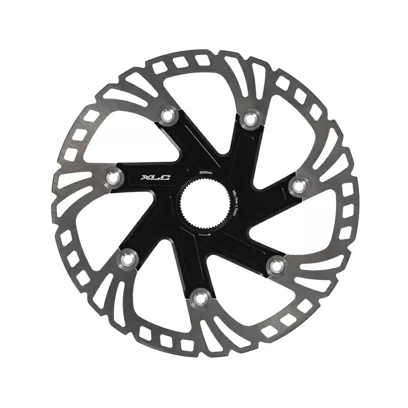 E-Bike Centerlock-Bremsscheibe 220 mm Silber BR-X147 #1