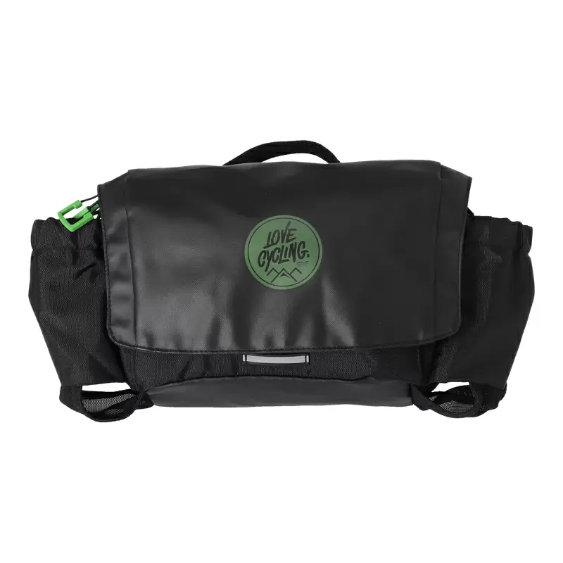 BA-H01 bum bag black/green, 27x21x8cm, 3.6 l #1