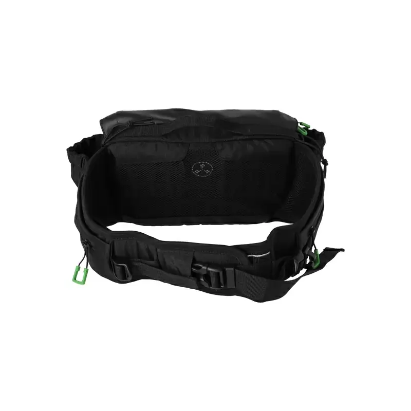 Sac banane BA-H01 noir/vert, 27x21x8cm, 3,6 l #2