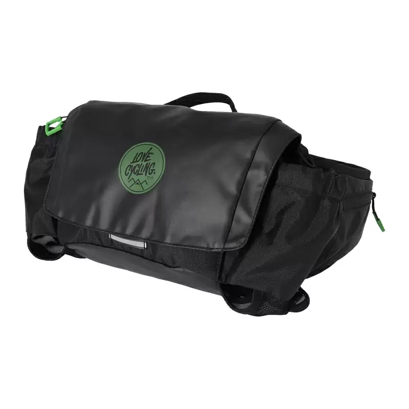 BA-H01 bum bag black/green, 27x21x8cm, 3.6 l #3