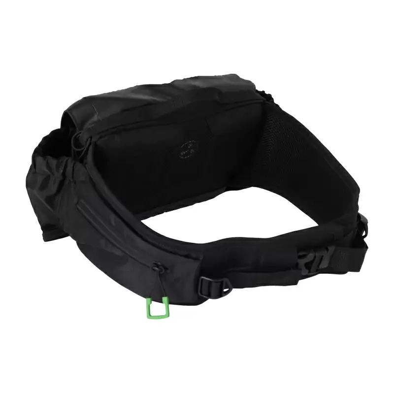 BA-H01 bum bag black/green, 27x21x8cm, 3.6 l #4