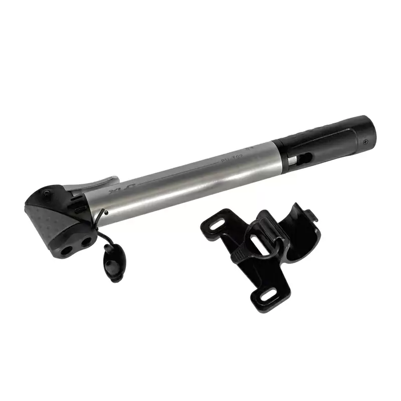 PU-T02 Mini pompe télescopique 6 bars, avec double tête - image