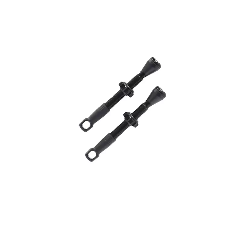 PU-X17 Presta 45 mm Tubeless-Ventil-Set, Schwarz #2