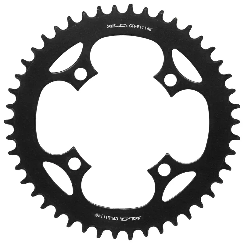 Plateau de vélo électrique BCD 104 46D noir CR-E11 - image