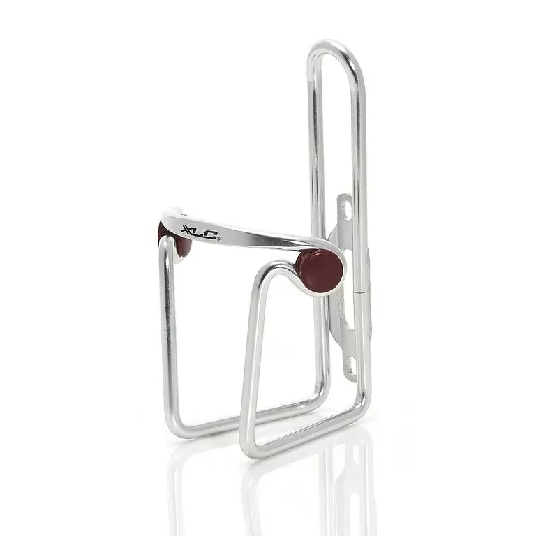 Portabotellas aluminio BC-A02 almohadilla plateada #1