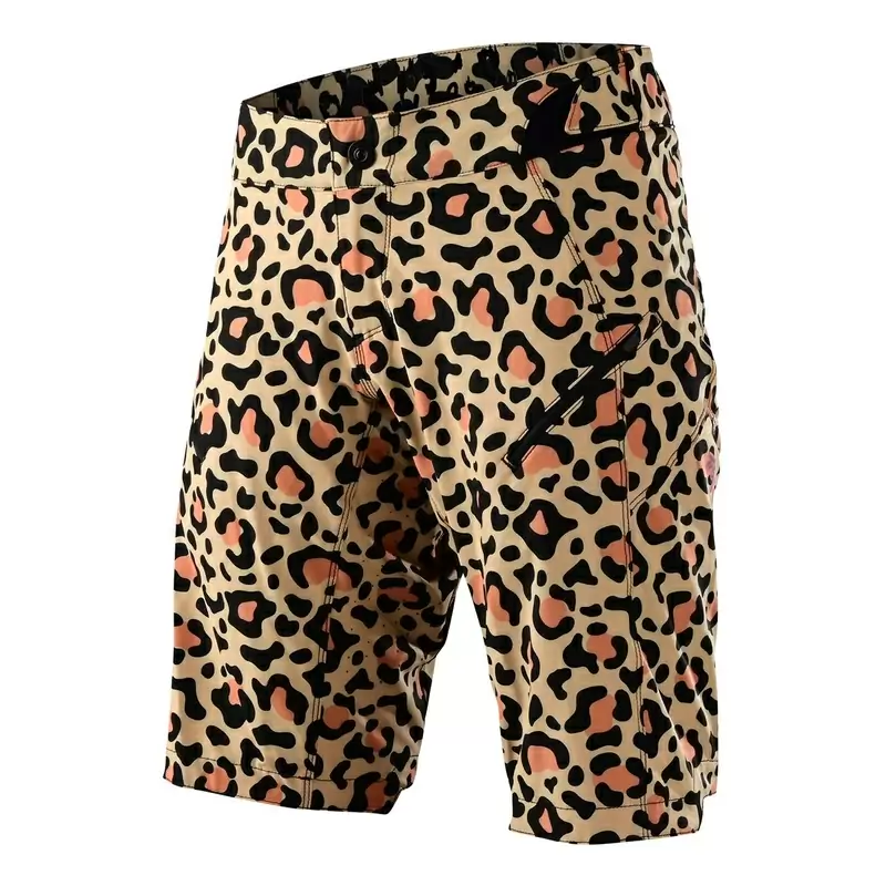 Mtb Lilium Leopard Shell Elastic and ventilated shorts by orange women size XS #1
