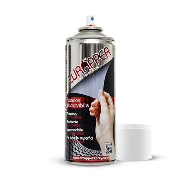 Tinta spray removível branco puro fosco Ml 400 #1