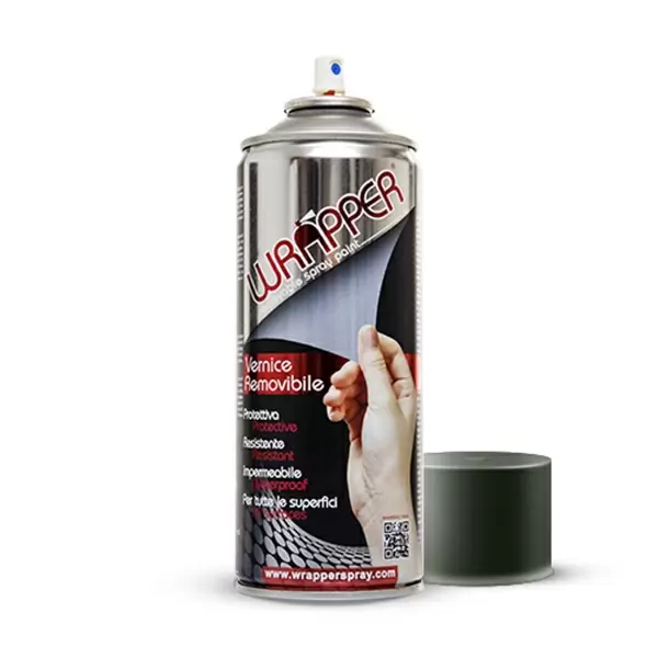 Vernice removibile Wrapping Spray grigio titanio metallizzato #1