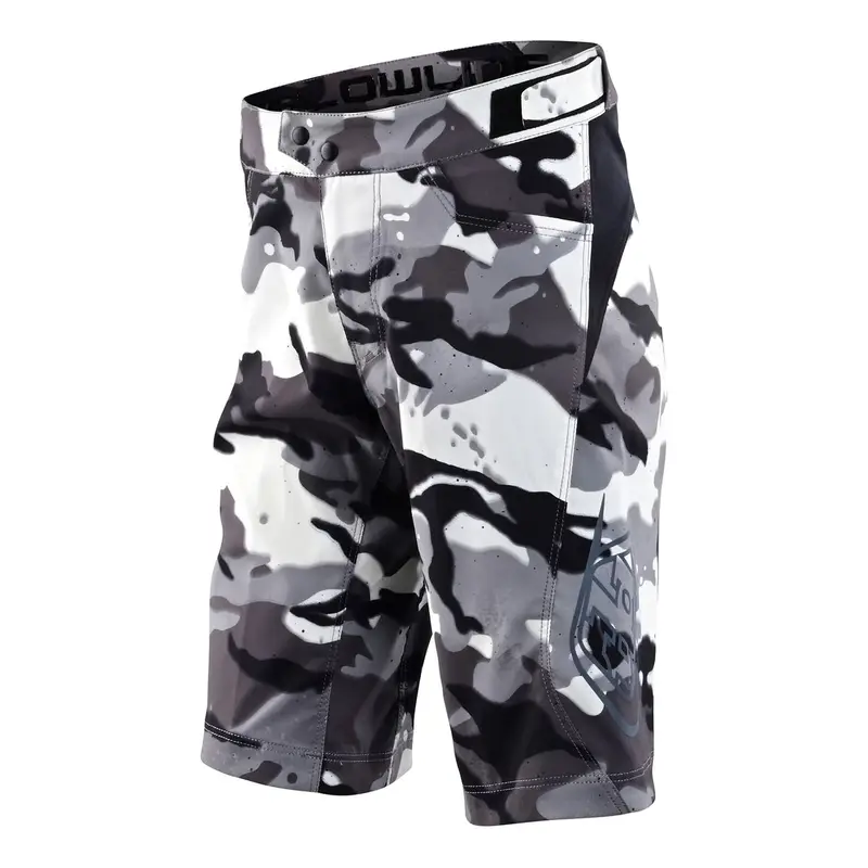 Pantaloncini MTB FLOWLINE SPRAY CAMO pratici e ultra confortevoli per bambino bianco Taglia 26 #1