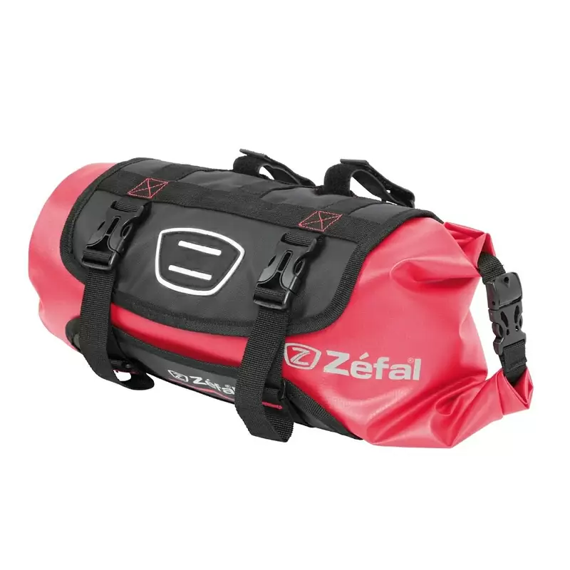 Bolsa de manillar Z Adventure F10 10 litros impermeable rojo #3