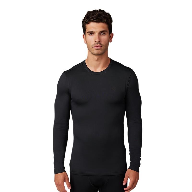 Tecbase Fire LS Shirt Schwarz Thermoshirt Größe M