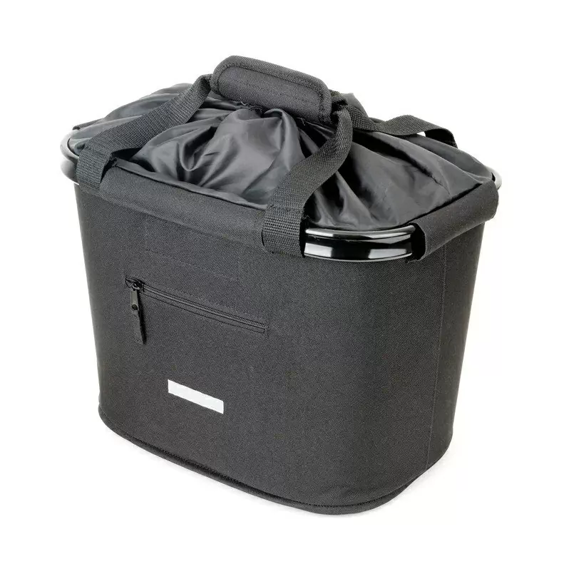 Front basket 20L black with quick release holder #1