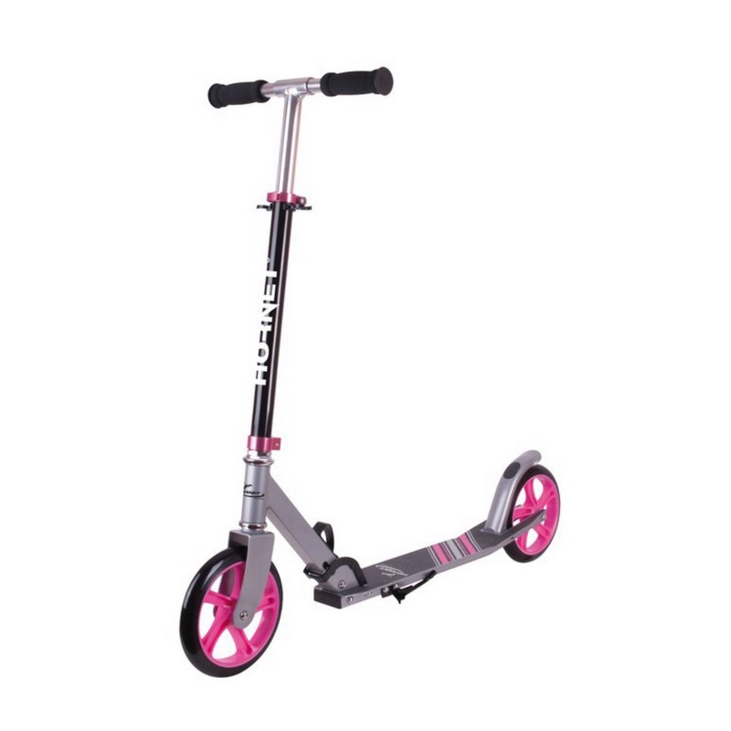 City scooter hornet 8'' preto / rosa