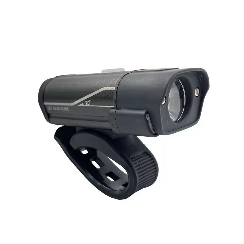 Lampe frontale LED sécurisée avec chargement USB 300 Lumens en aluminium - image