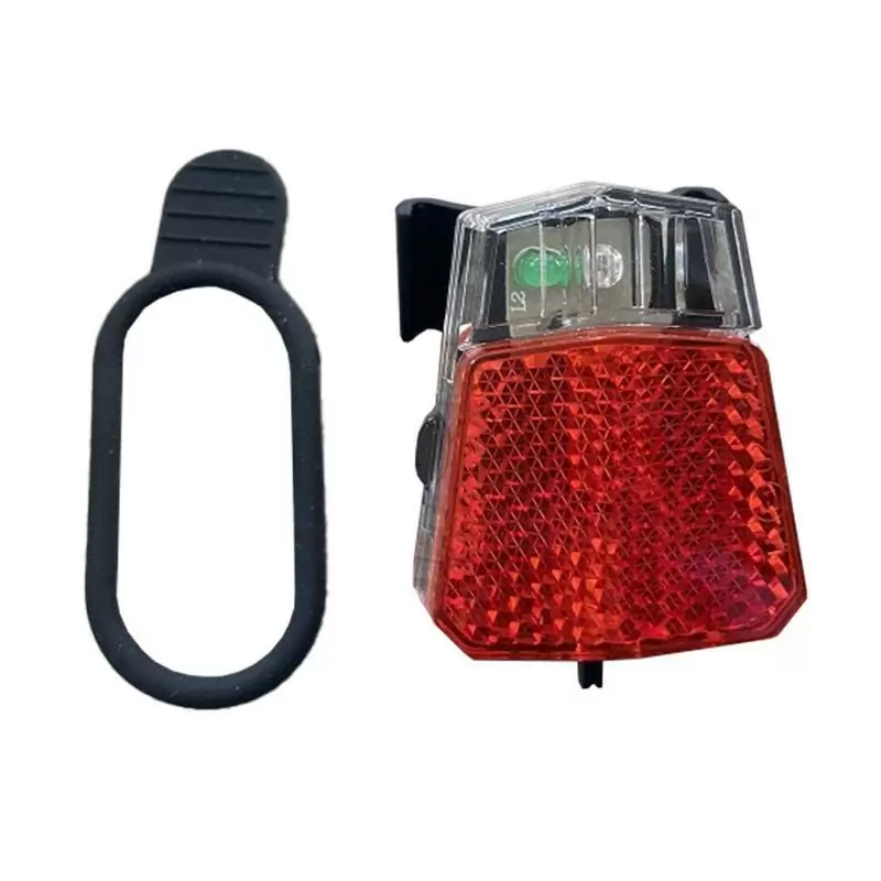 Fanale Posteriore A Batteria Tiny - Aggancio Silicone - image