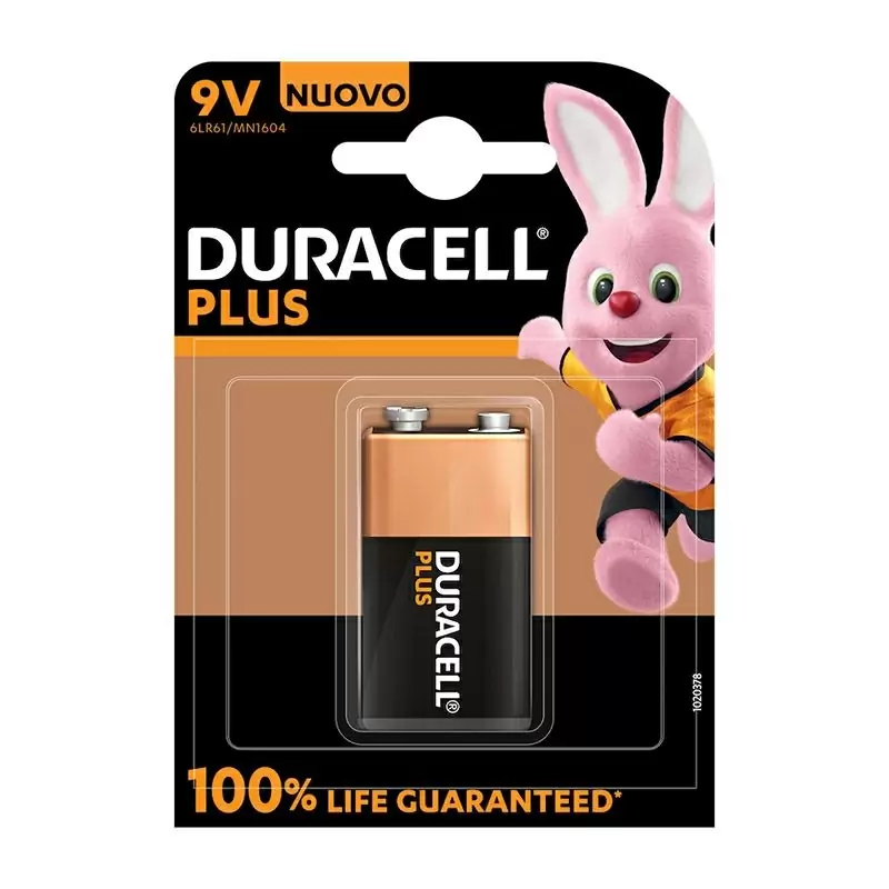 Batteria Transistor 9V Plus100 Duracell - image