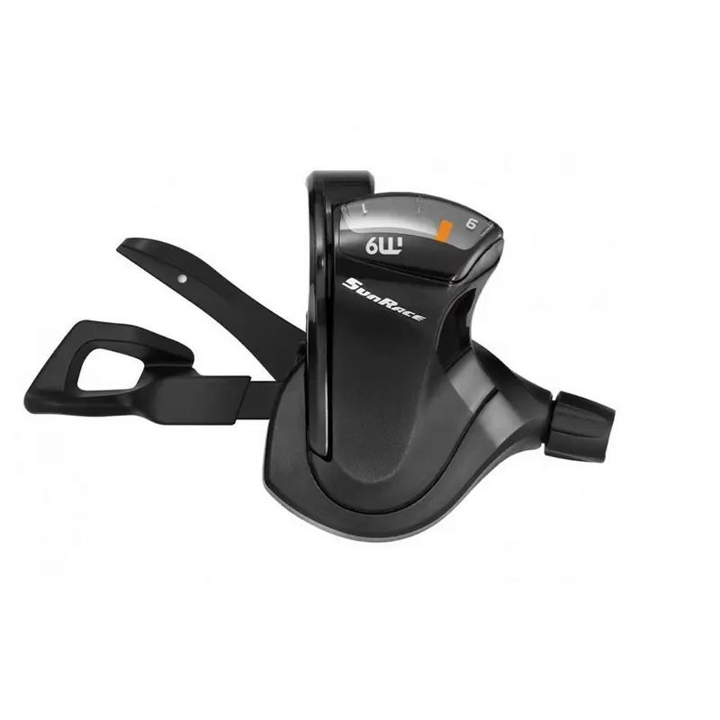 Mando de Cambio Izquierdo MTB 3V en Aluminio Negro para SHIMANO/SUNRACE - image