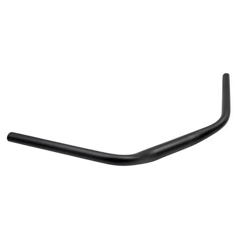 Manillar de bicicleta eléctrica CITY de 31,8 mm x 660 mm en aluminio negro - image