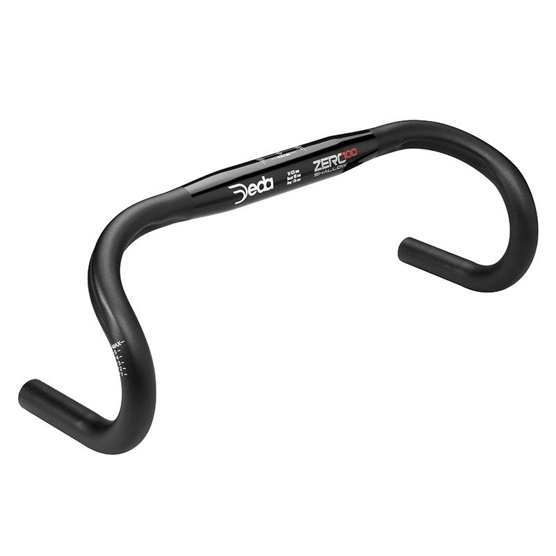 Manillar ZERO100 31,7 mm x 420 mm poco profundo en aluminio negro 2024