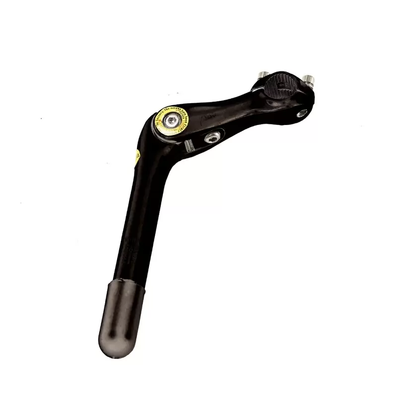 Poste de manillar ajustable 25,4x105 mm en aluminio negro #1